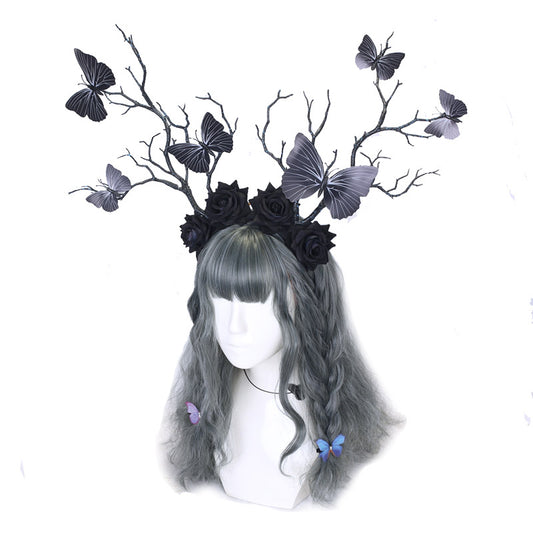 Lolita Gothic Court Curly Wig LS0341