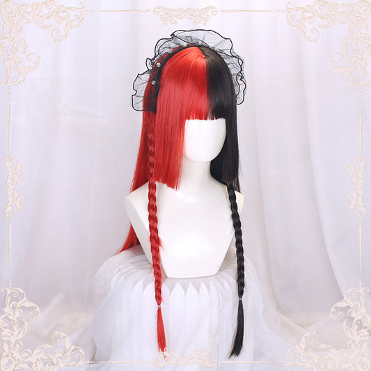 Lolita Goth Halloween Long Straight Wig LS0343