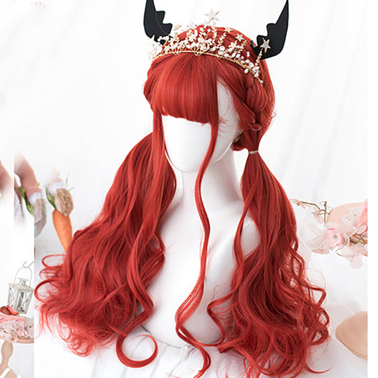 Lolita Harajuku Daily Long Curly Wig LS0360