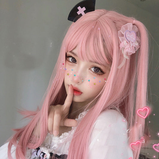 Lolita Harajuku soft girl long straight wig LS0365