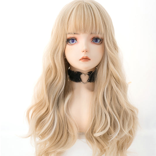 Lolita big wave long curly wig LS0368