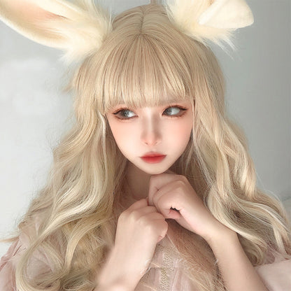 Lolita big wave long curly wig LS0368