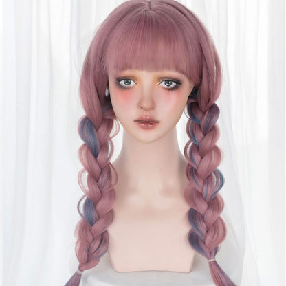 Lolita color matching JK long curly wig LS0373