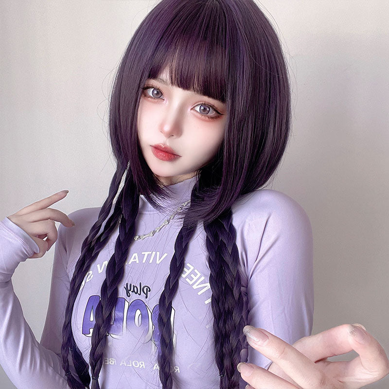 Lolita jellyfish head JK long straight wig LS0375