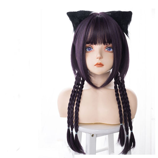 Lolita jellyfish head JK long straight wig LS0375